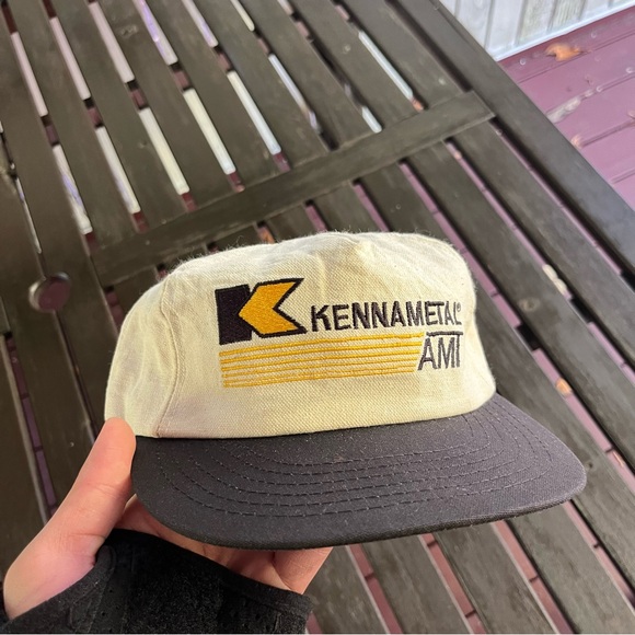 Vintage Kennametal Low Profile Duck Canvas SnapBack (Made in USA 🇺🇸) - Picture 1 of 9